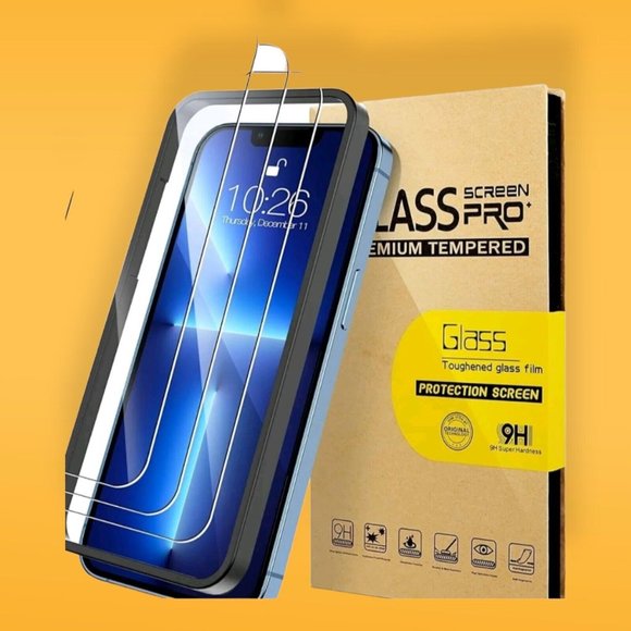 Glass Screen Protector compatible for iPhone 13 Pro Max 6.7 Inch 3 - Picture 2 of 5